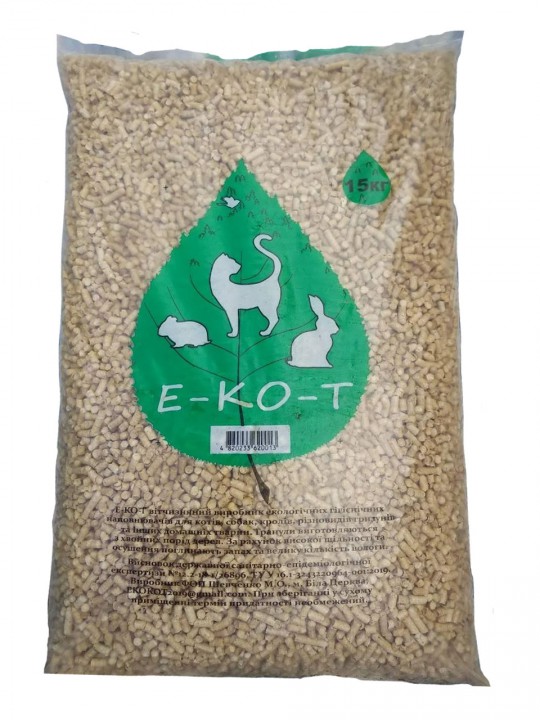 Гранула дерев'яна Е-Ко-Т, 15 кг